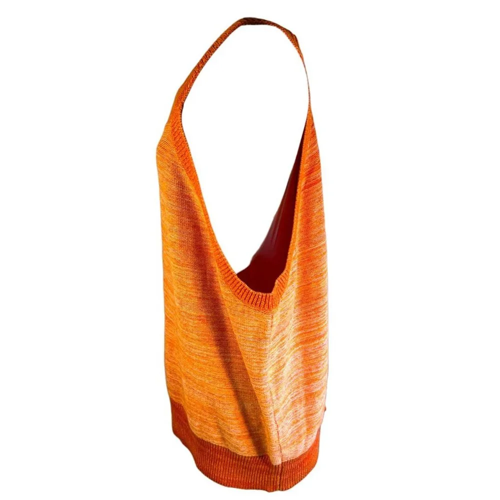 Est. 1945 Orange Knit Tank Top Women Size 22/24W NWT! - Picture 4 of 8